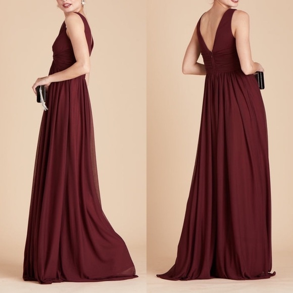 Birdy Grey Lianna Dress Mesh Cabernet NWT - Picture 6 of 7